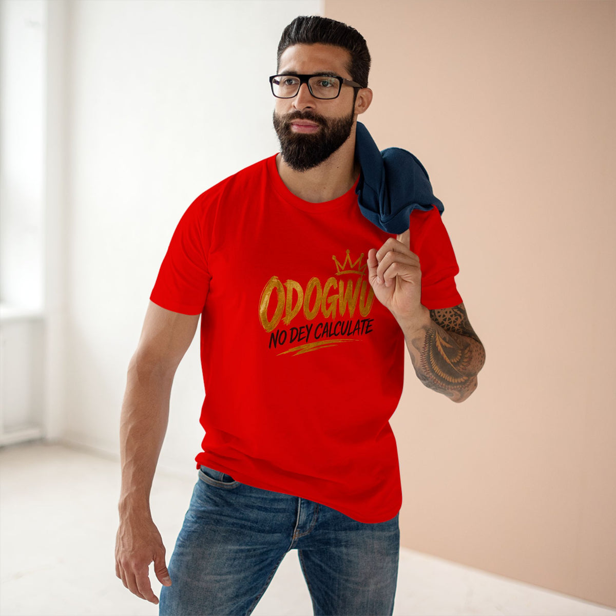 Odogwu No Dey Calculate Premium T-Shirt | Official IB-KAY Merch