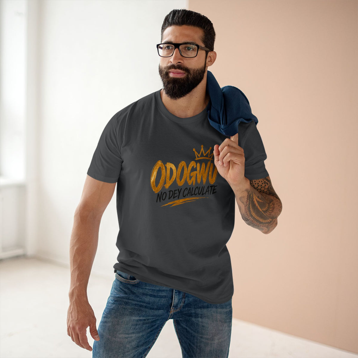 Odogwu No Dey Calculate Premium T-Shirt | Official IB-KAY Merch