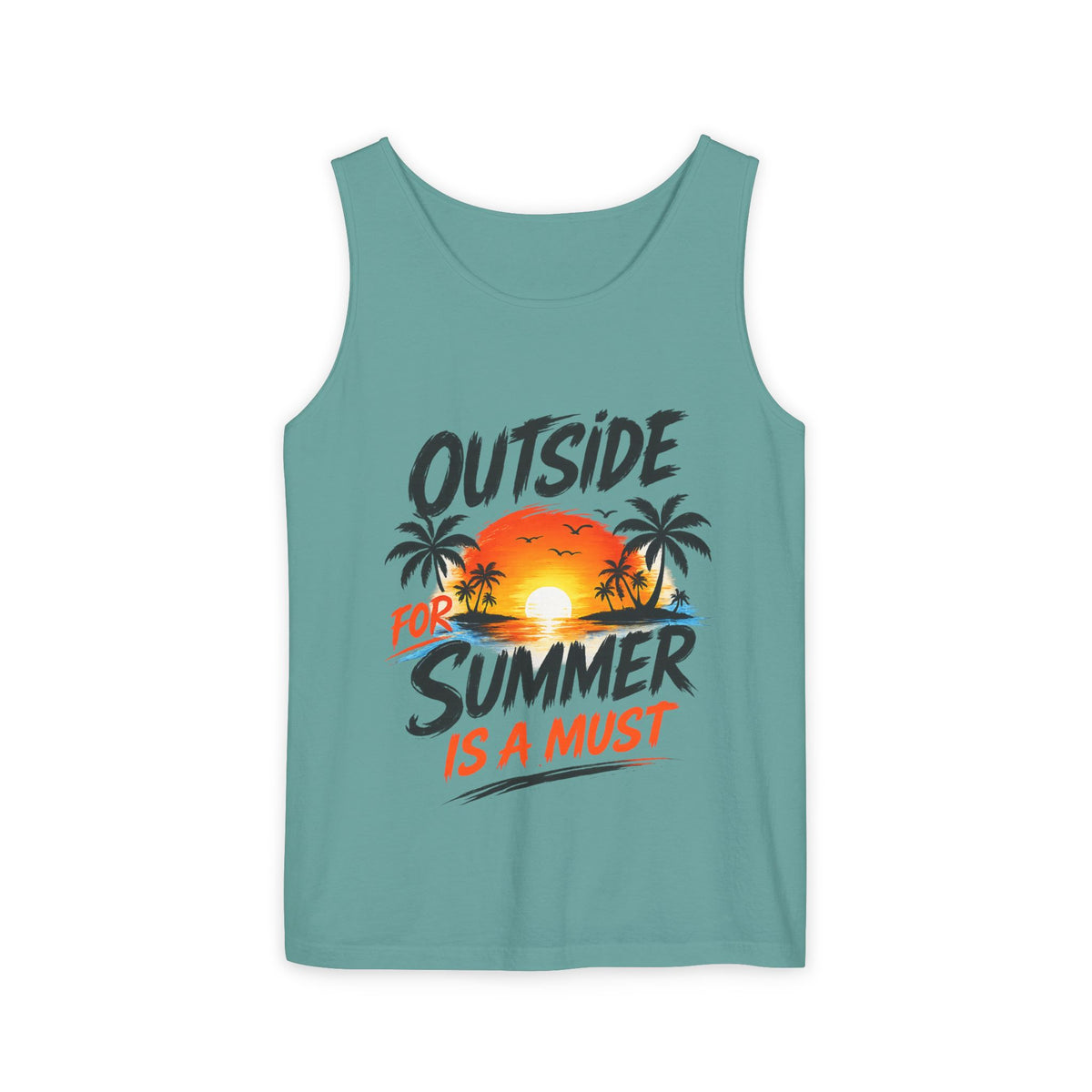 Outside For Summer Is A Must Tank Top | Official IB-KAY Merch