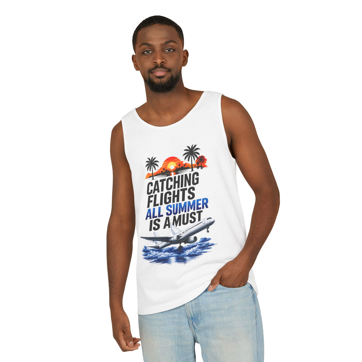 Catching Flights All Summer Tank Top | Official IB-KAY Merch