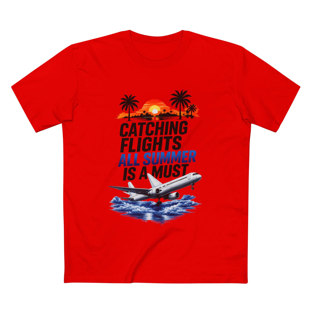 Catching Flights All Summer Is A Must Premium T-Shirt | Official IB-KAY Merch