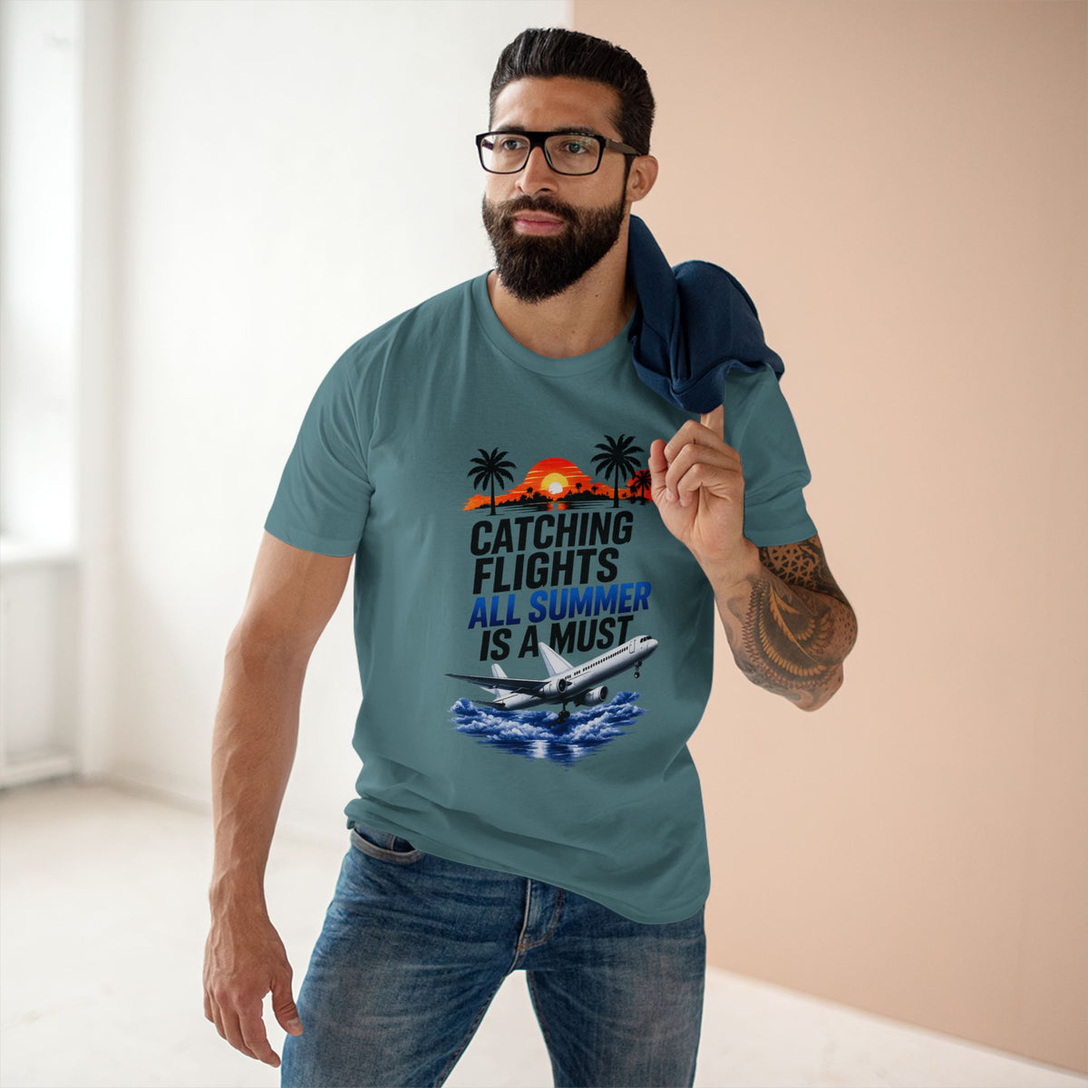 Catching Flights All Summer Is A Must Premium T-Shirt | Official IB-KAY Merch