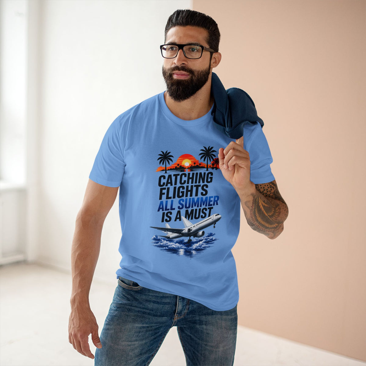 Catching Flights All Summer Is A Must Premium T-Shirt | Official IB-KAY Merch