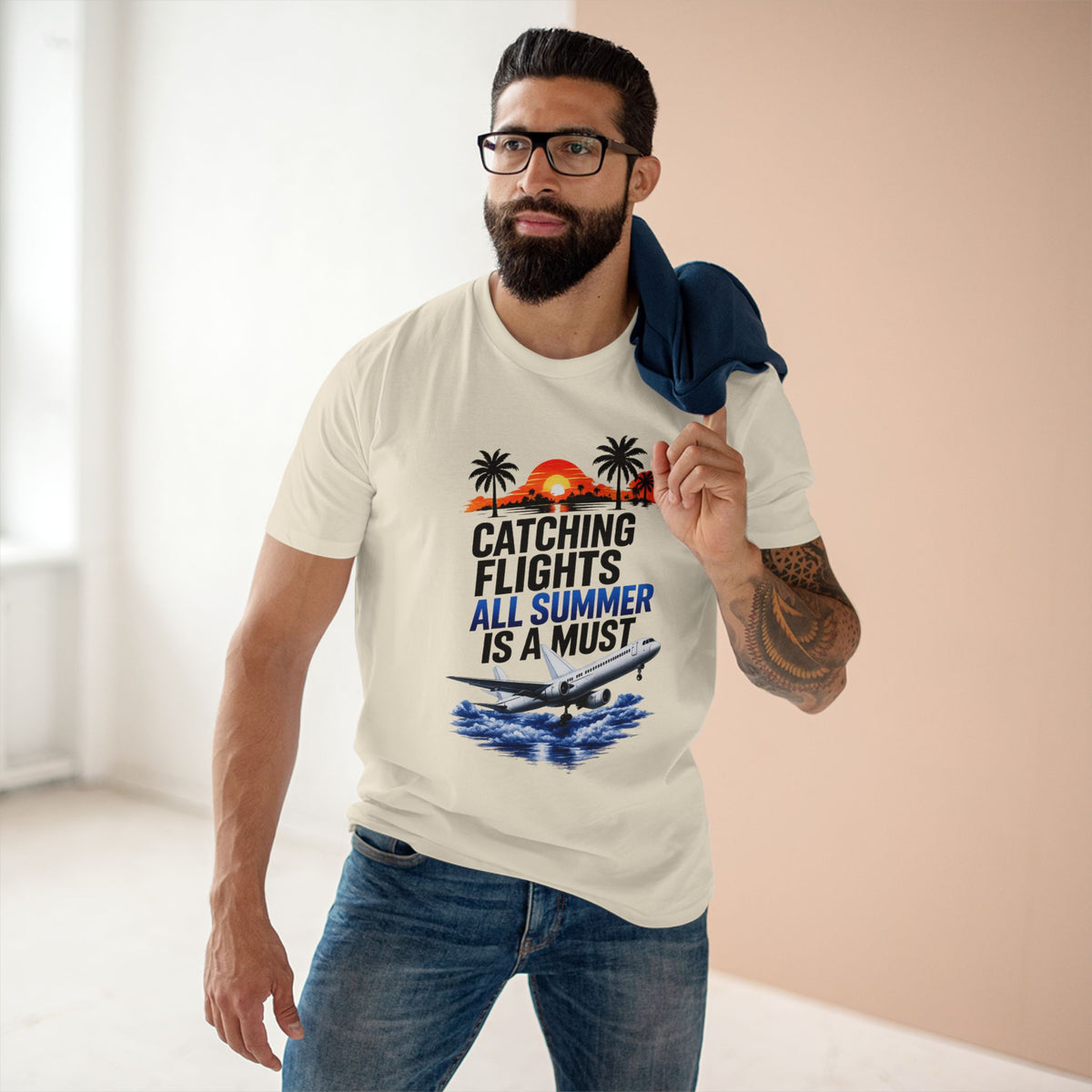 Catching Flights All Summer Is A Must Premium T-Shirt | Official IB-KAY Merch