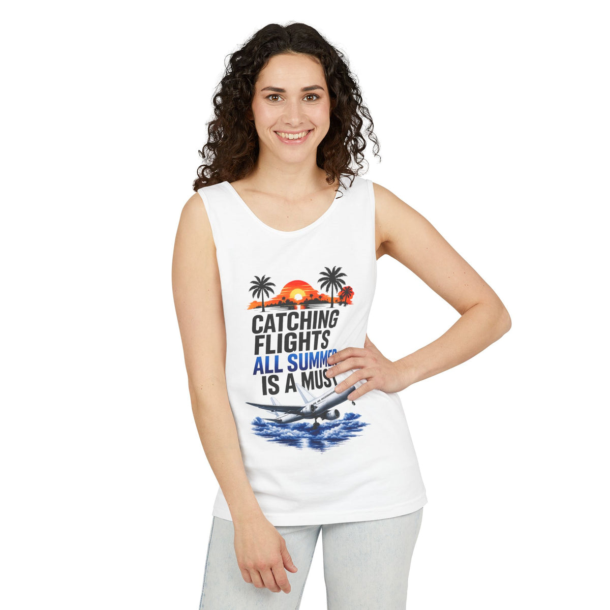 Catching Flights All Summer Tank Top | Official IB-KAY Merch