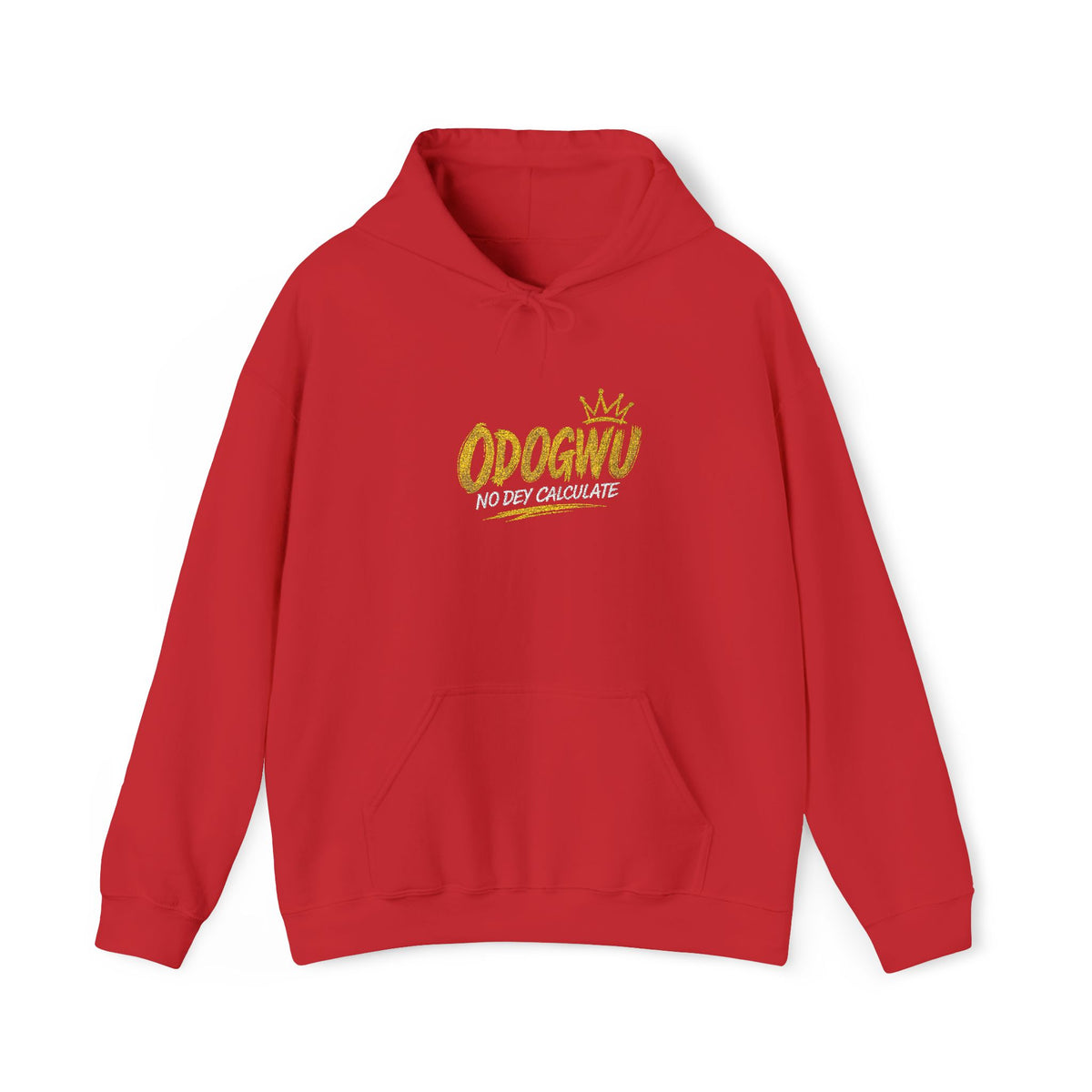 Odogwu No Dey Calculate Embroidered Hoodie | Official IB-KAY Merch