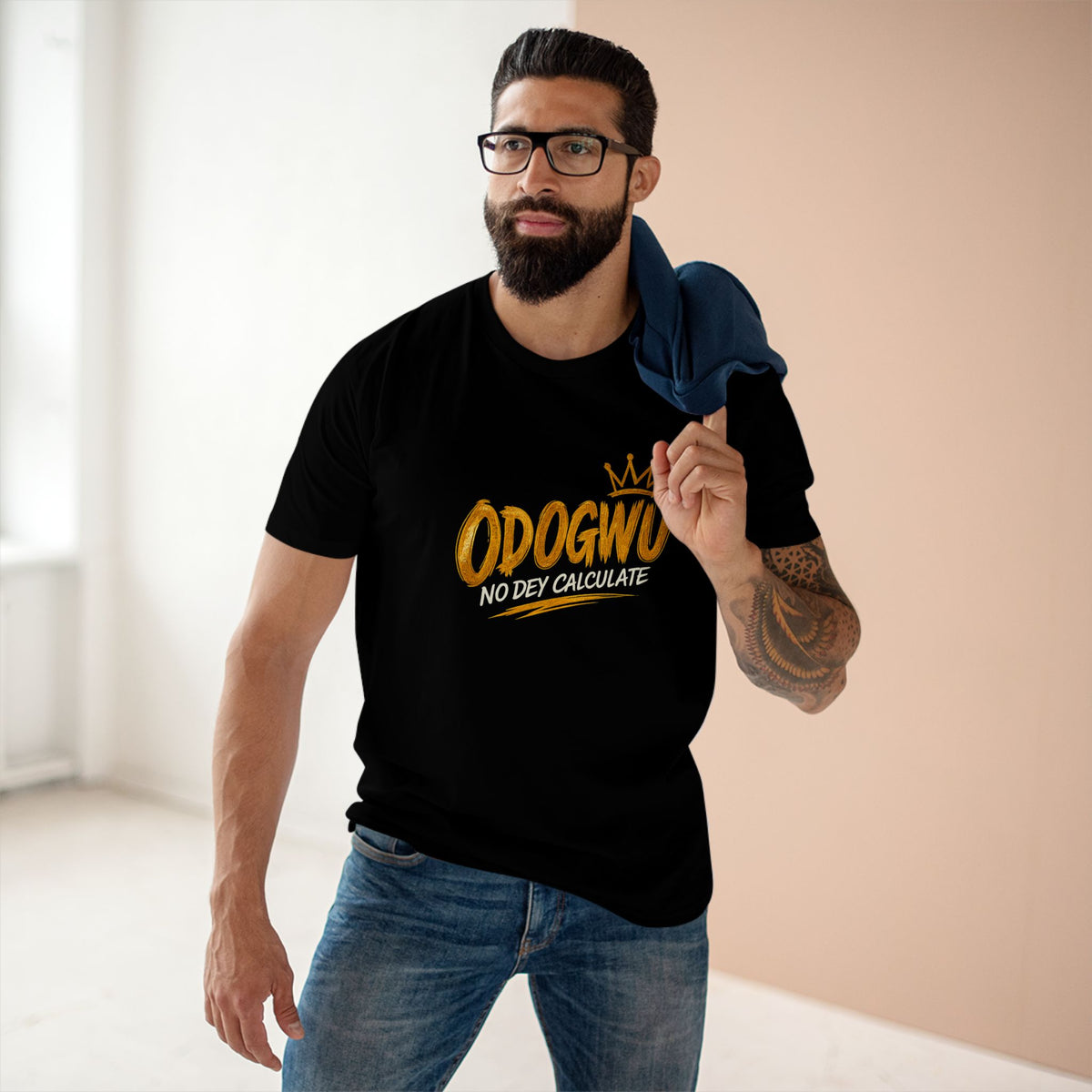 Odogwu No Dey Calculate Premium T-Shirt | Official IB-KAY Merch