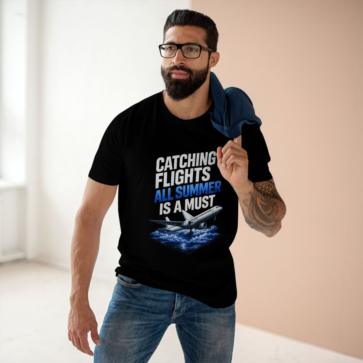 Catching Flights All Summer Is A Must Premium T-Shirt | Official IB-KAY Merch