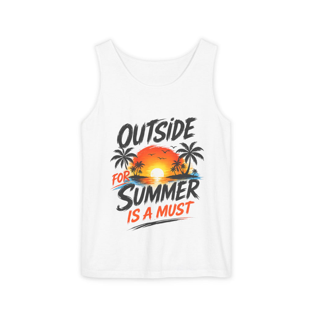Outside For Summer Is A Must Tank Top | Official IB-KAY Merch