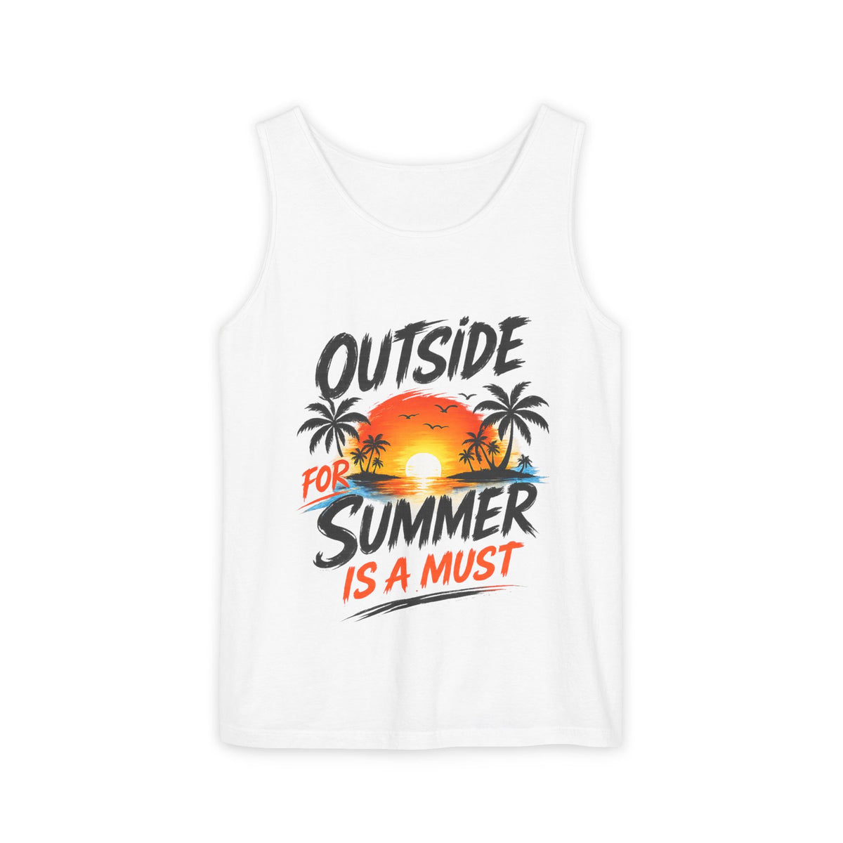 Outside For Summer Is A Must Tank Top | Official IB-KAY Merch