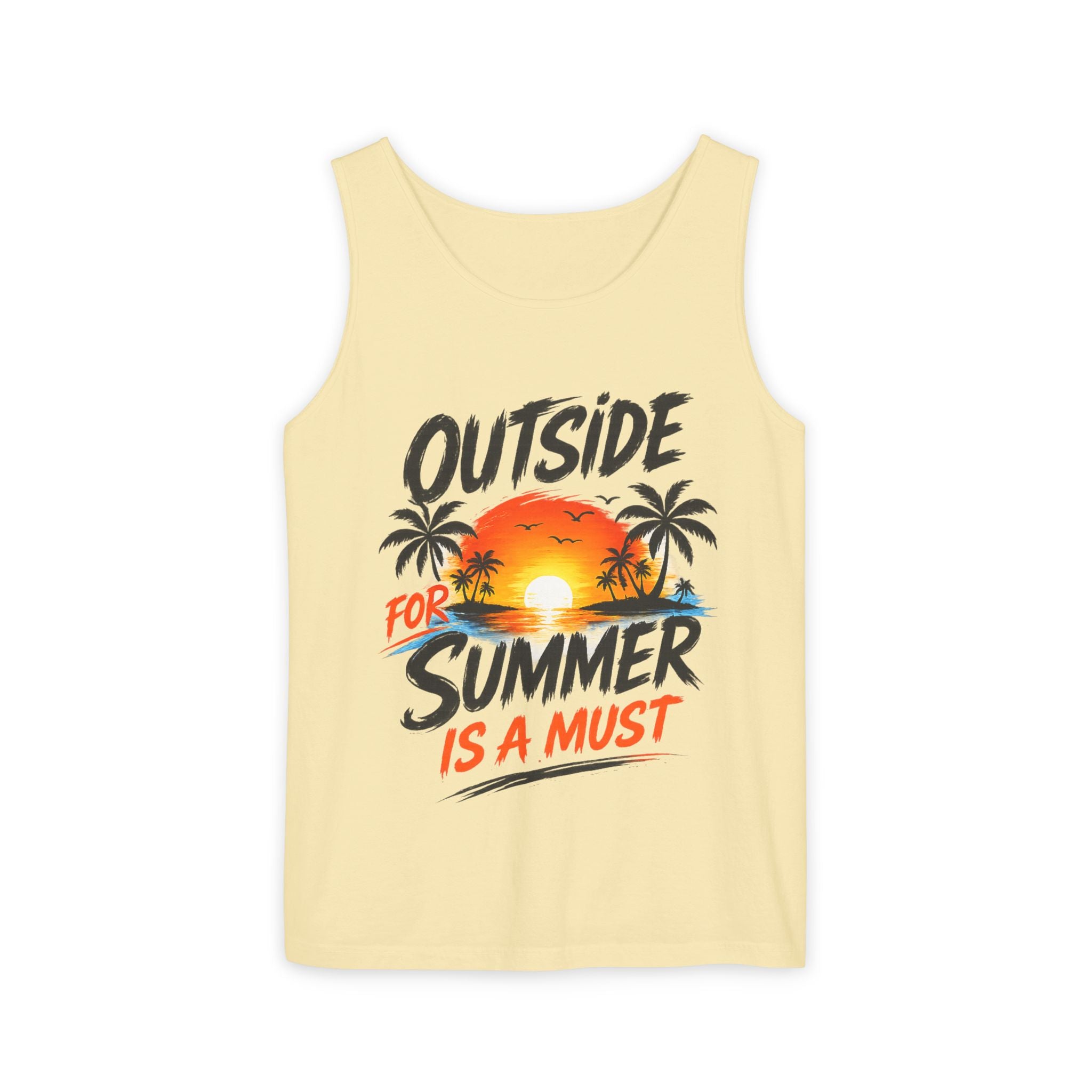 Outside For Summer Is A Must Tank Top | Official IB-KAY Merch