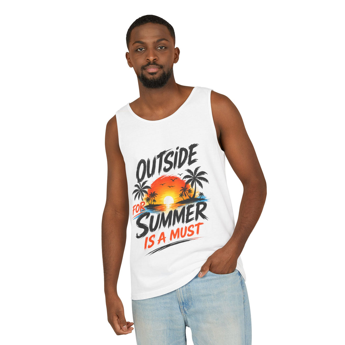 Outside For Summer Is A Must Tank Top | Official IB-KAY Merch