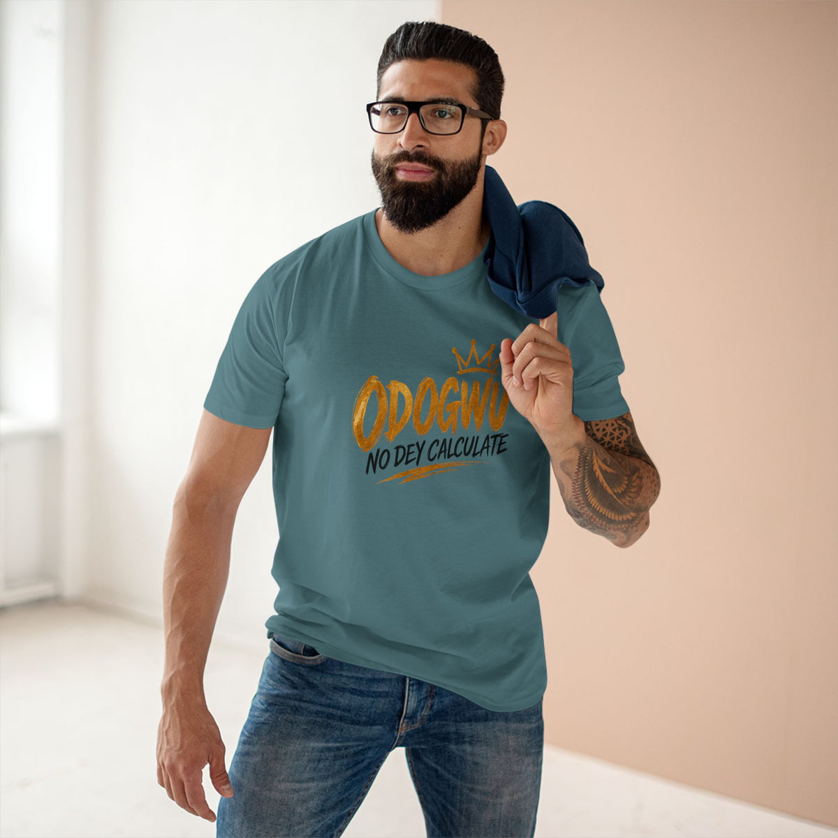 Odogwu No Dey Calculate Premium T-Shirt | Official IB-KAY Merch
