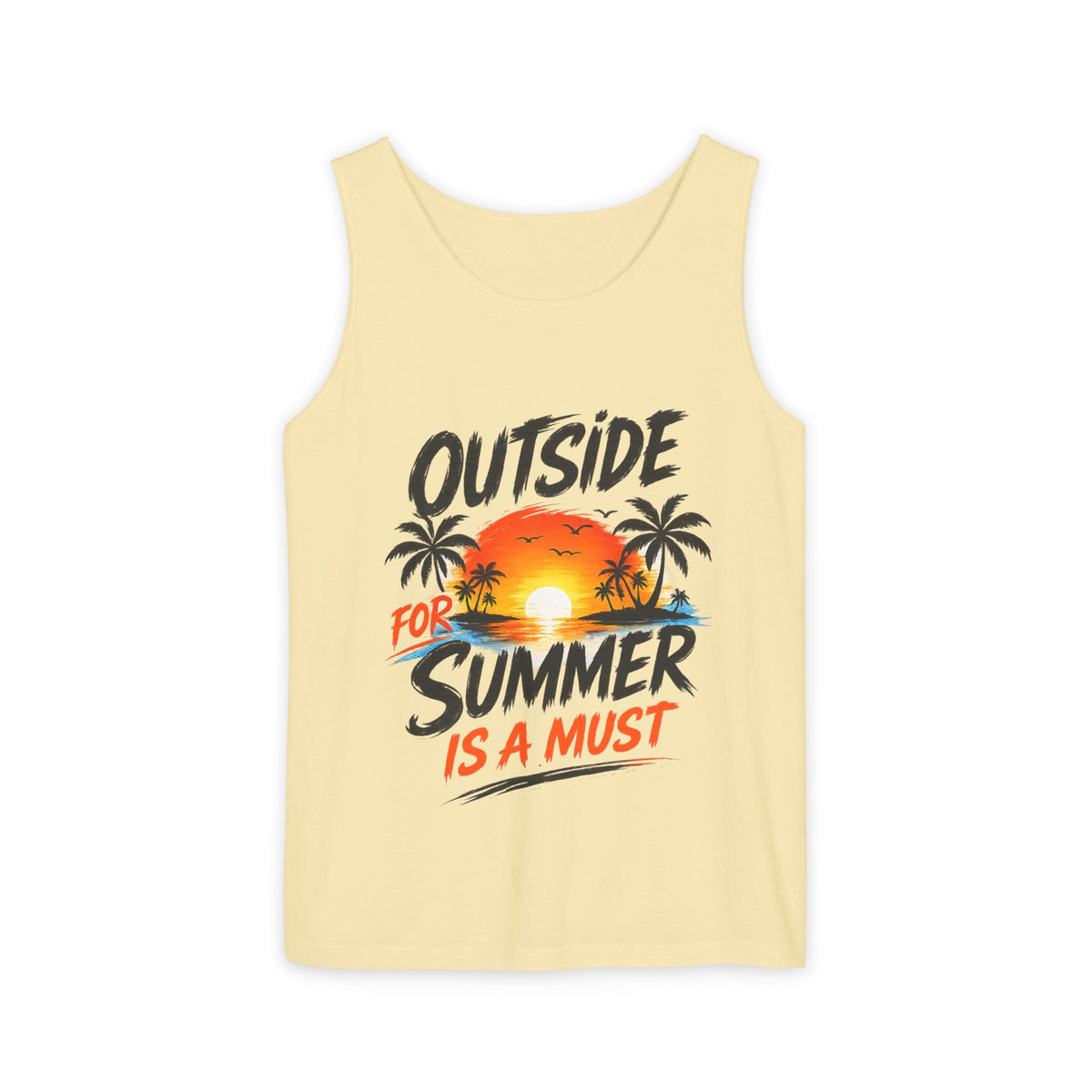 Outside For Summer Is A Must Tank Top | Official IB-KAY Merch
