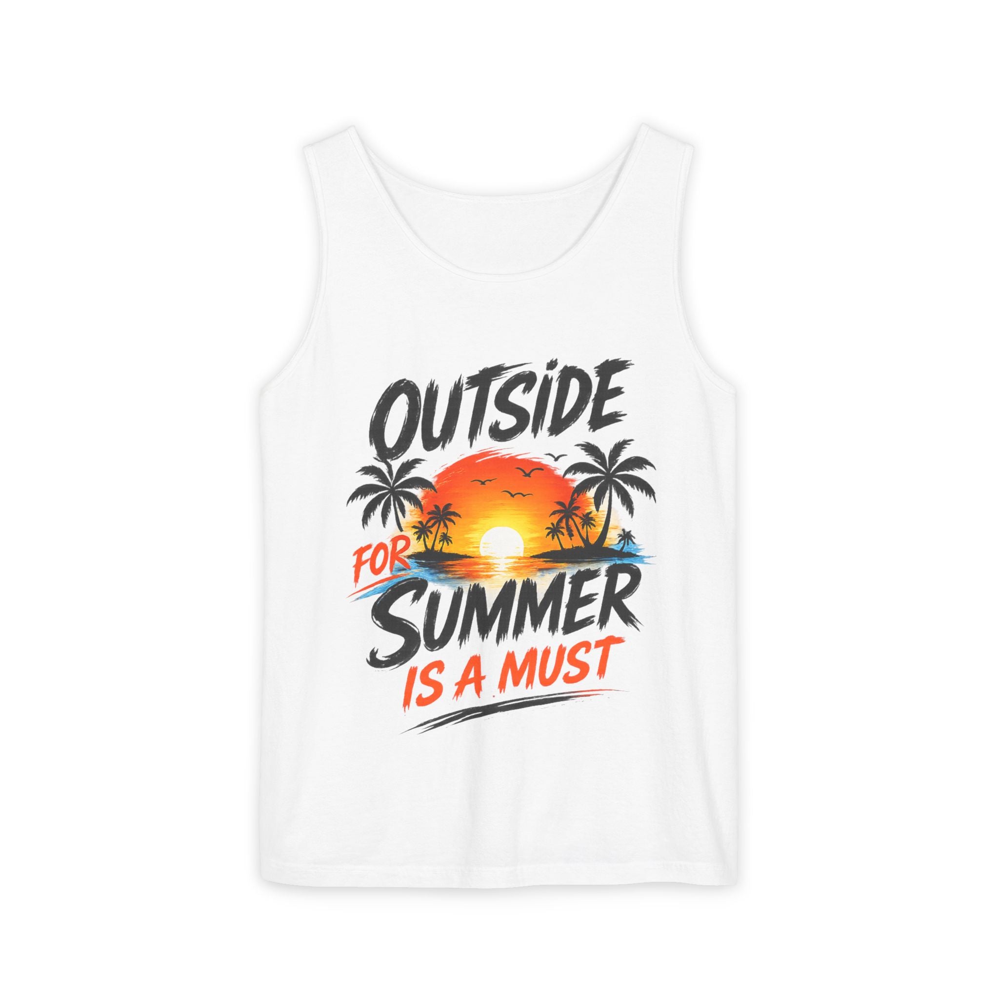 Outside For Summer Is A Must Tank Top | Official IB-KAY Merch