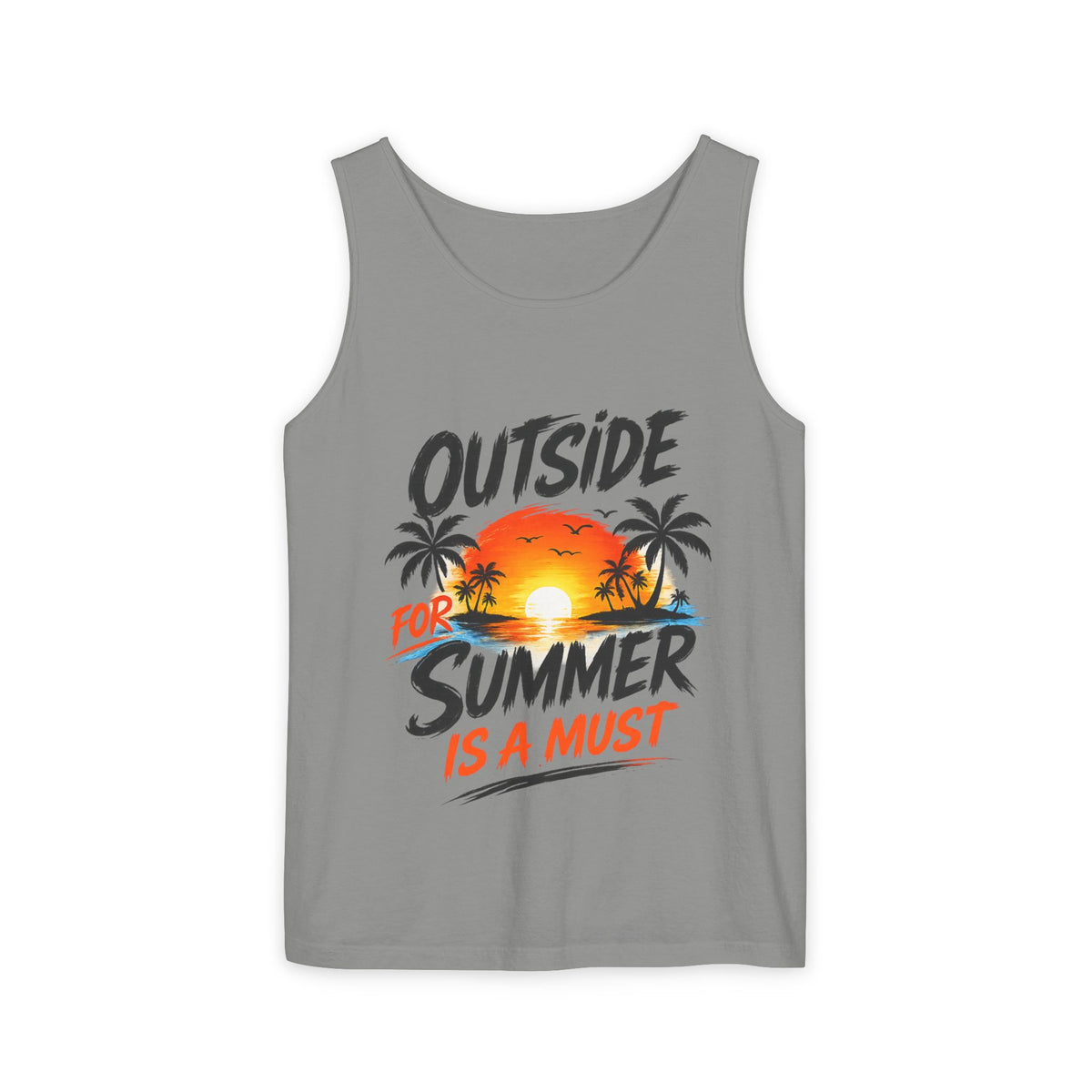 Outside For Summer Is A Must Tank Top | Official IB-KAY Merch