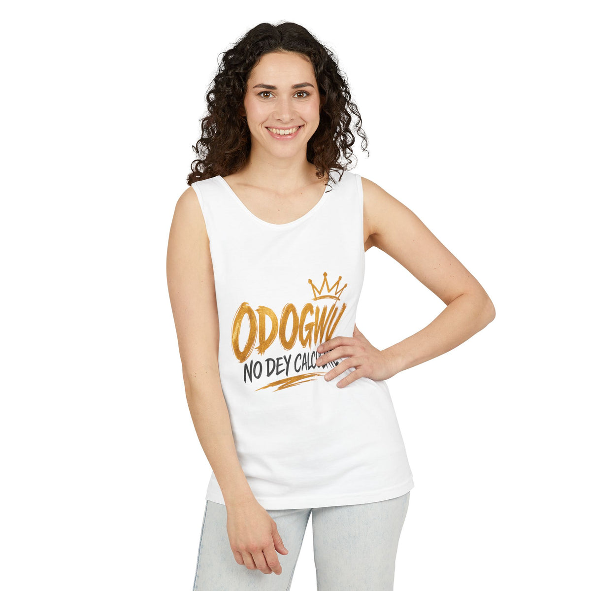 Odogwu No Dey Calculate Tank Top | Official IB-KAY Merch