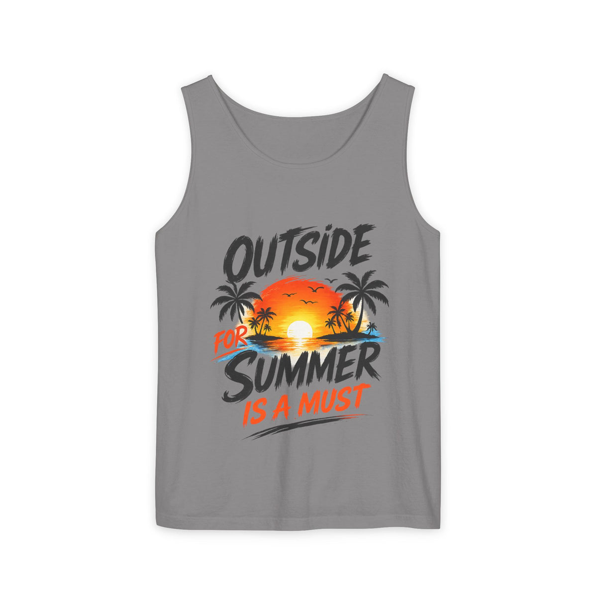 Outside For Summer Is A Must Tank Top | Official IB-KAY Merch