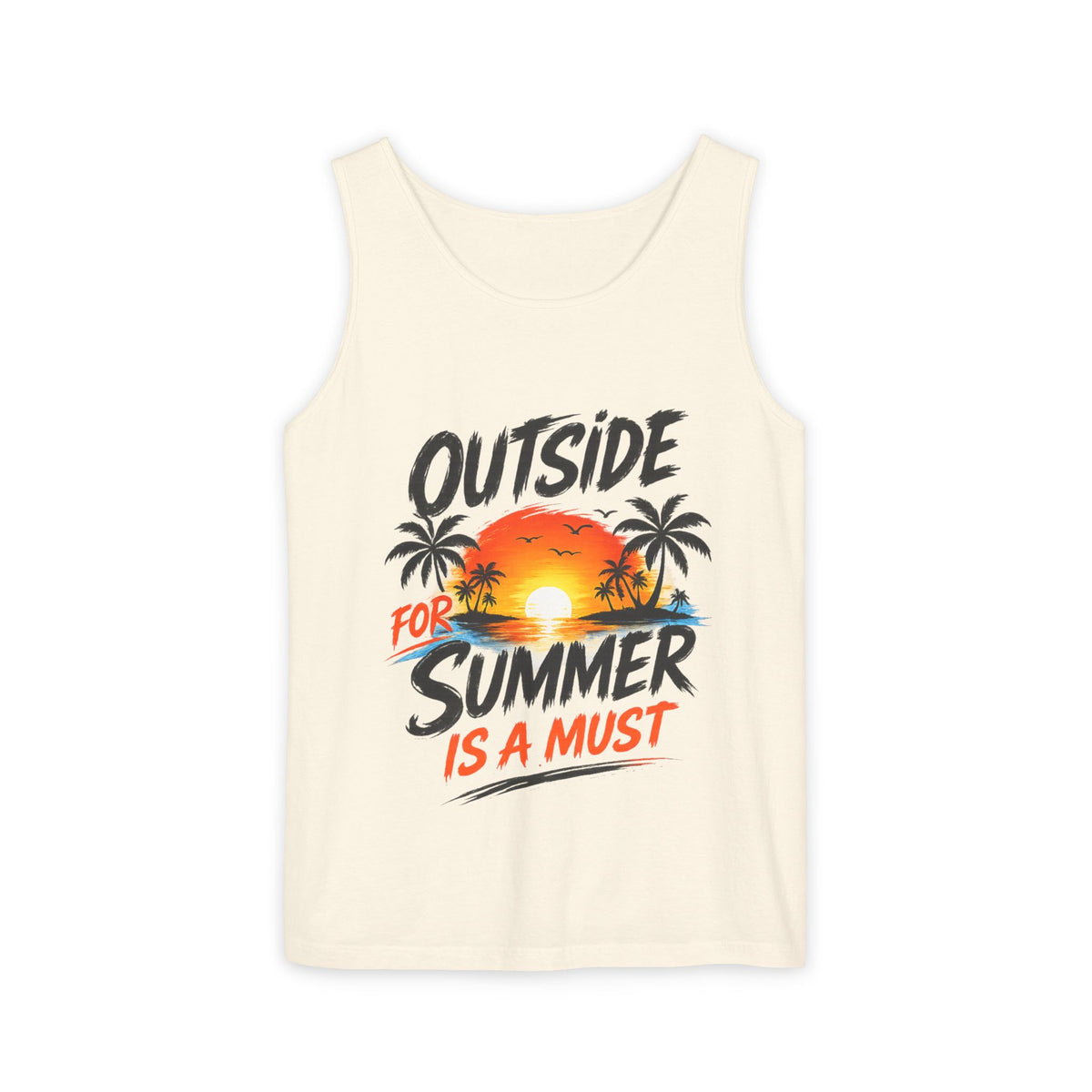 Outside For Summer Is A Must Tank Top | Official IB-KAY Merch