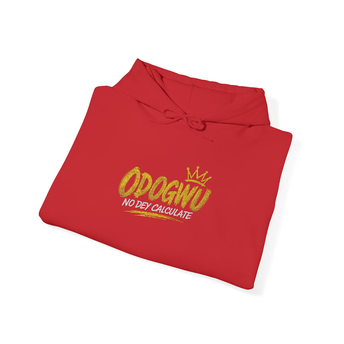 Odogwu No Dey Calculate Embroidered Hoodie | Official IB-KAY Merch