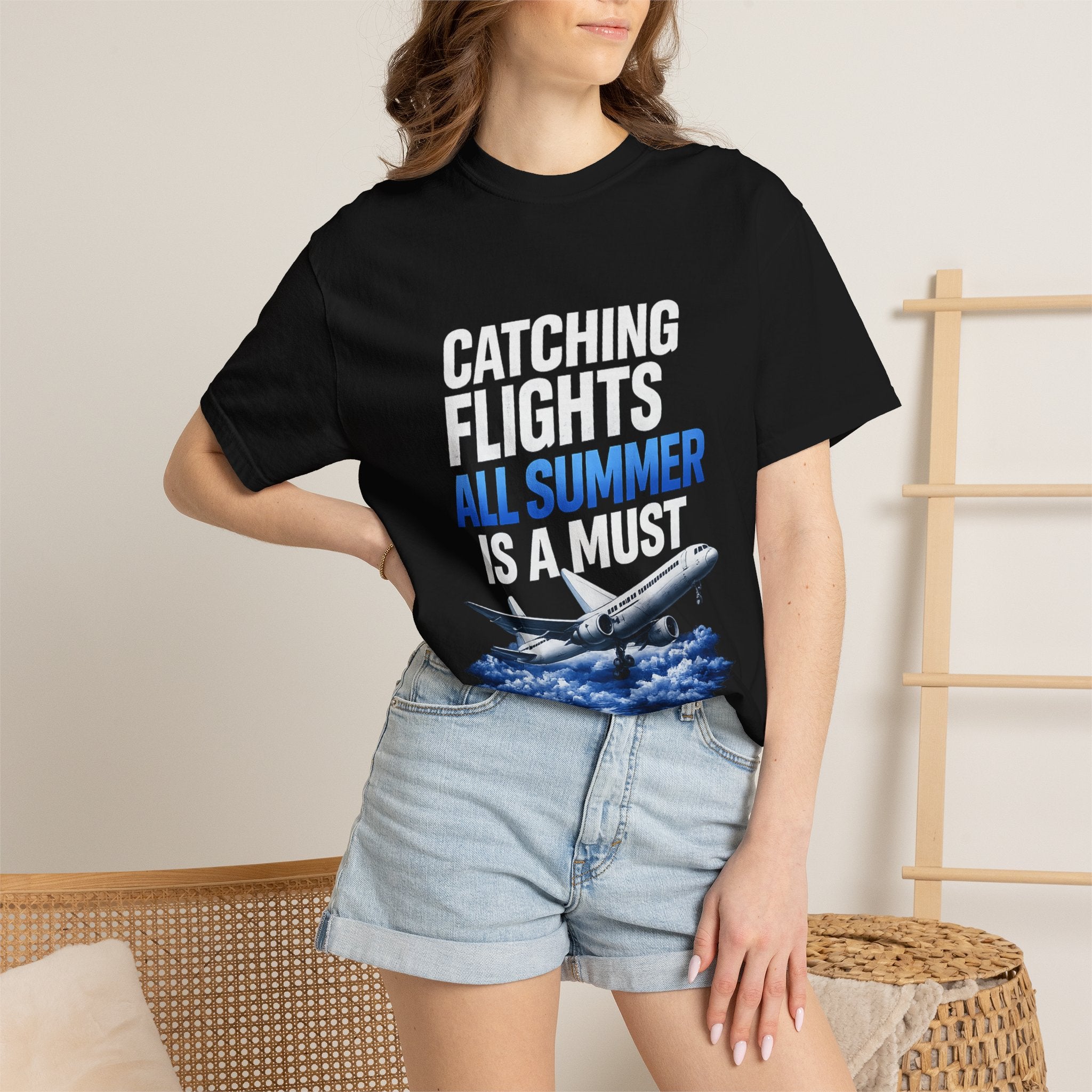 Catching Flights All Summer Is A Must Premium T-Shirt | Official IB-KAY Merch