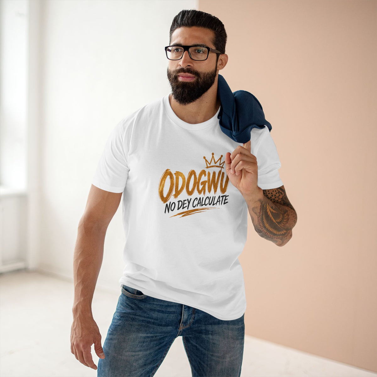 Odogwu No Dey Calculate Premium T-Shirt | Official IB-KAY Merch