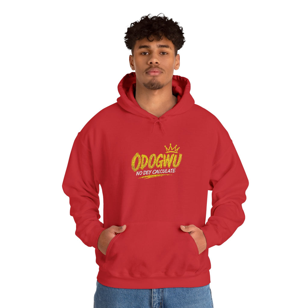 Odogwu No Dey Calculate Embroidered Hoodie | Official IB-KAY Merch