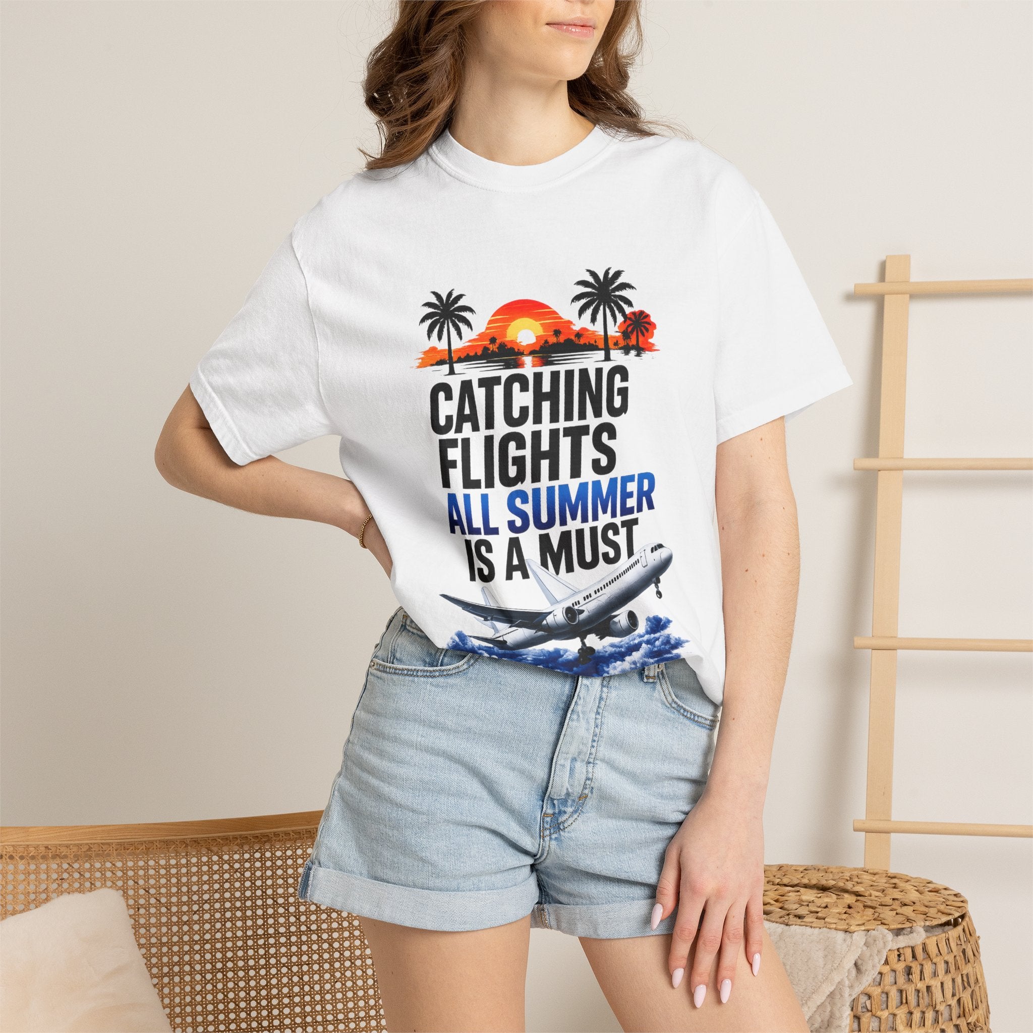 Catching Flights All Summer Is A Must Premium T-Shirt | Official IB-KAY Merch